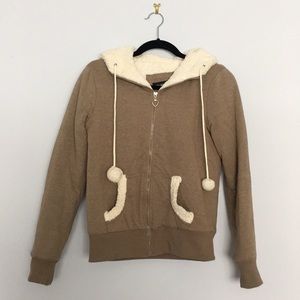 Sherpa Lined Brown Jacket